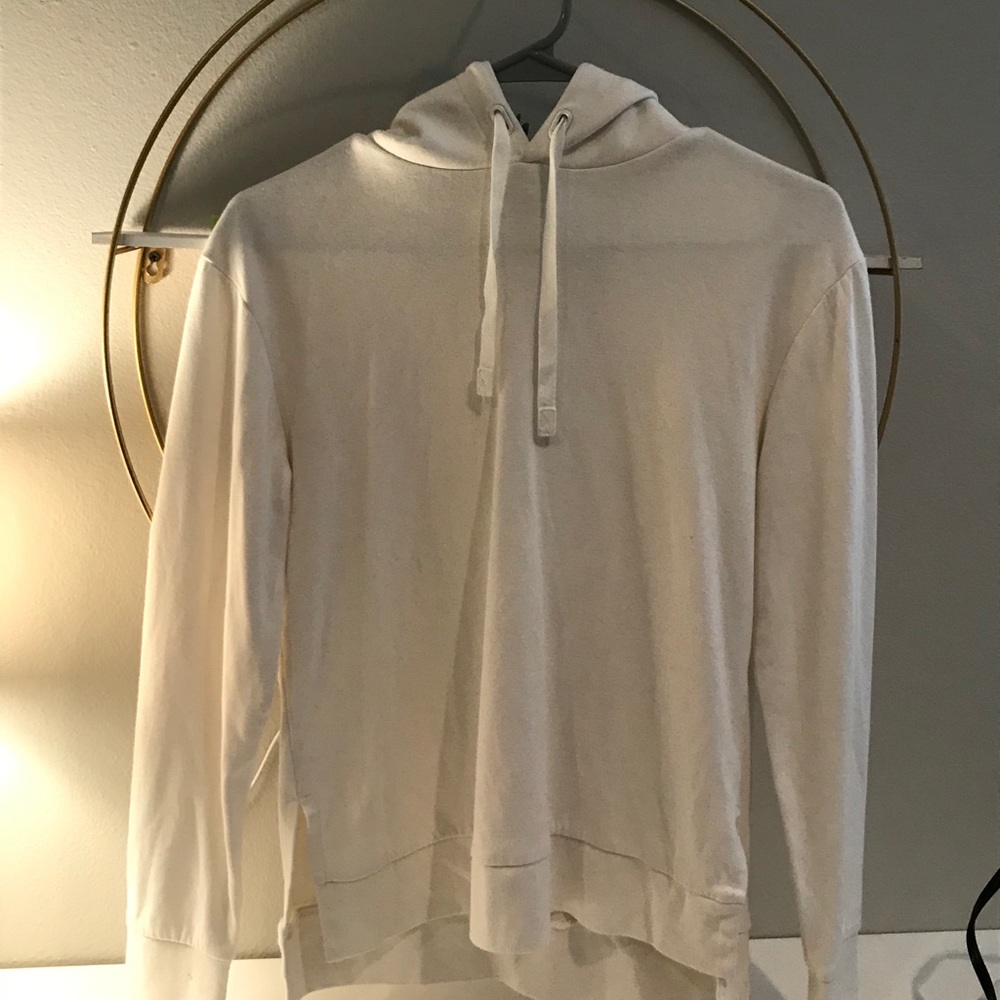 White sweatshirt